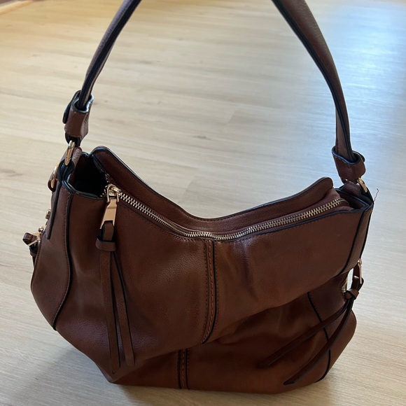 Brown Leather Shoulder Bag - Picture 3 of 5